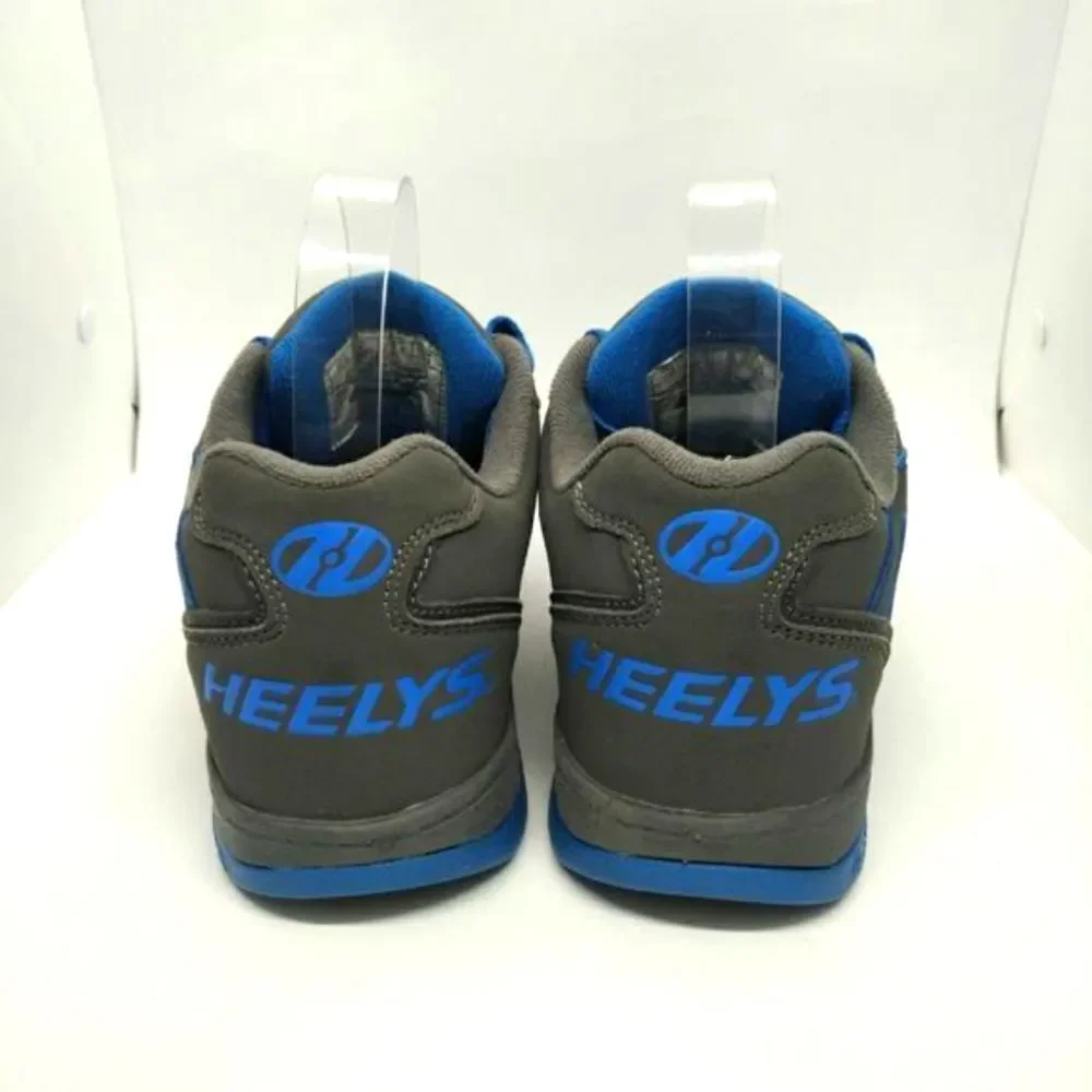 Heelys Propel Blue‎ And Grey Skate Shoes Sneakers Youth Size 5